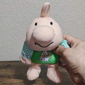 Super Cute Vintage Rare 1998 Kellytoy "Get Ziggy With It" Ziggy Bean Bag Plush